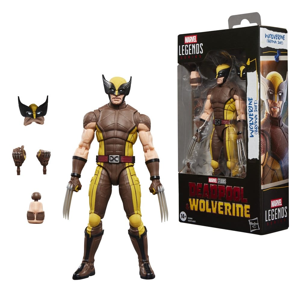 Deadpool & Wolverine Marvel Legends Action Figure Wolverine (Brown Suit) 15 cm 5010996359599