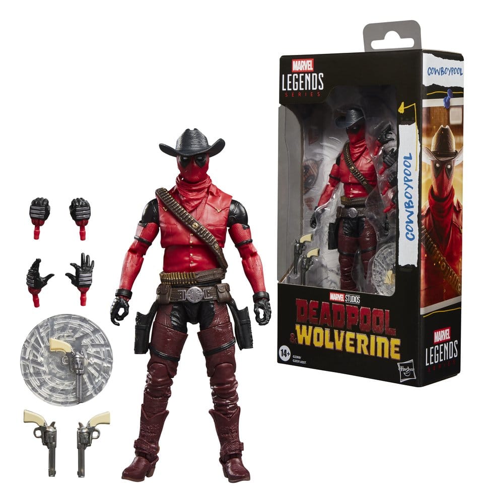 Deadpool & Wolverine Marvel Legends Action Figure Cowboypool 15 cm 5010996359667