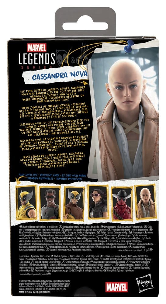 Deadpool & Wolverine Marvel Legends Action Figure Cassandra Nova 15 cm 5010996359605