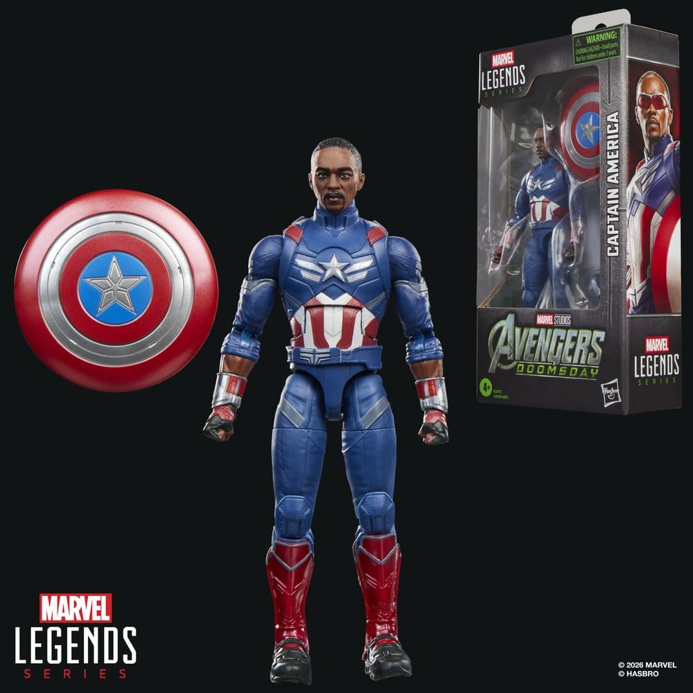 Avengers: Doomsday Marvel Legends Action Figure Captain America 15 cm 5010996355836