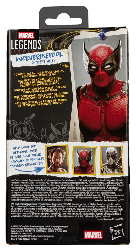 Deadpool & Wolverine Marvel Legends Action Figure Wolverinepool (Concept Art) 15 cm 5010996407443