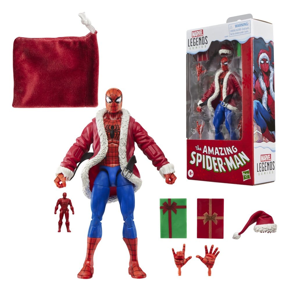 The Amazing Spider-Man Marvel Legends Action Figure Spider-Man (Marvel Holiday Special) 15 cm 5010996411495