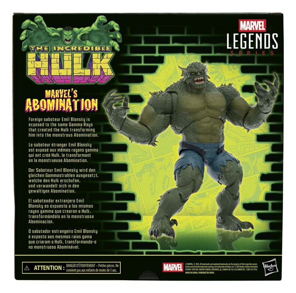 The Incredible Hulk Marvel Legends Action Figure Marvel's Abomination 15 cm 5010996362278