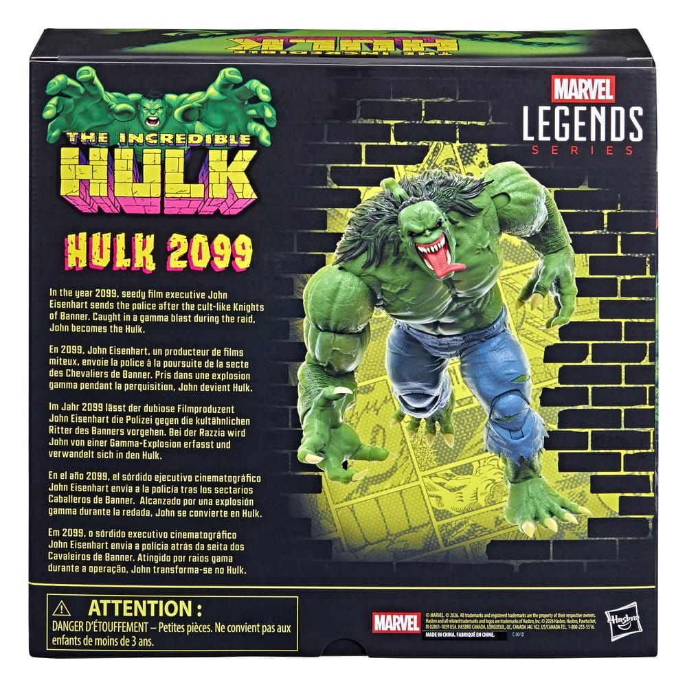 The Incredible Hulk Marvel Legends Action Figure Hulk 2099 15 cm 5010996382498