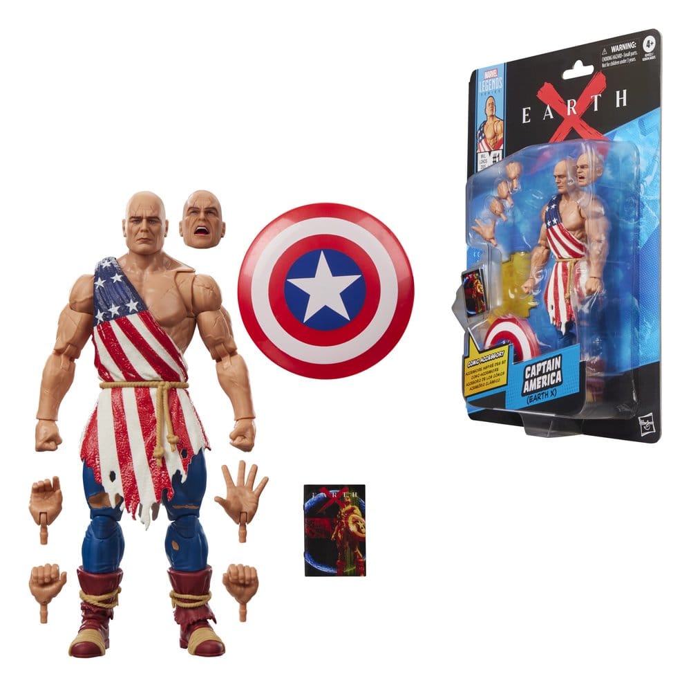 Earth X Marvel Legends Action Figure Captain America 15 cm 5010996407399