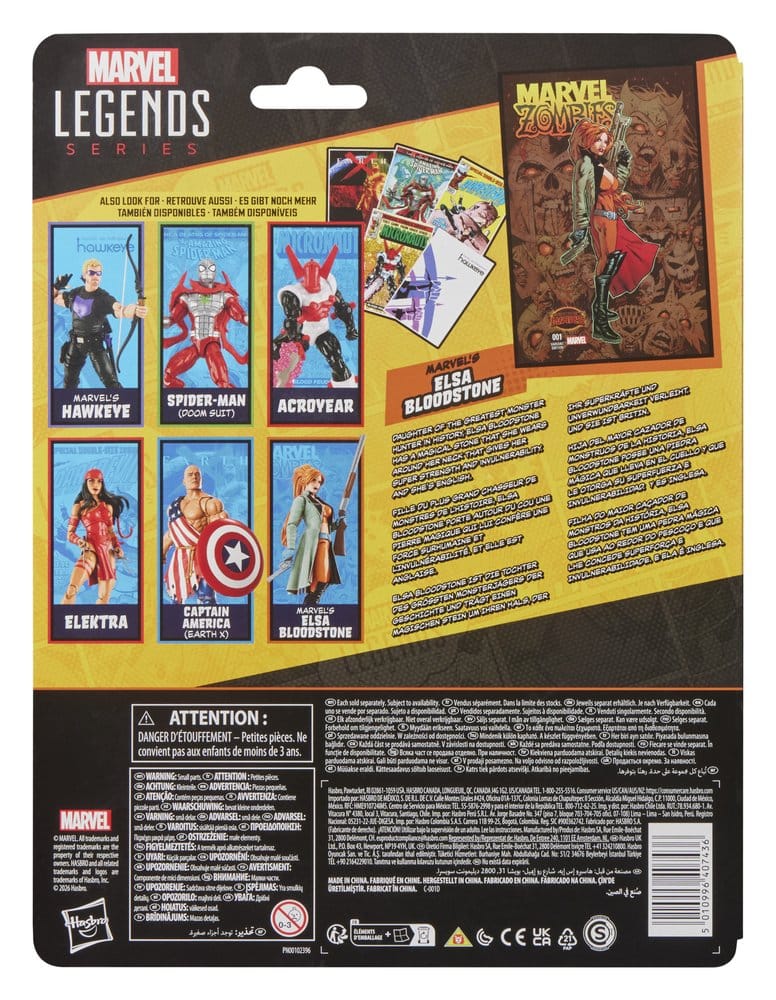 Marvel Zombies Marvel Legends Action Figure Marvel's Elsa Bloodstone 15 cm 5010996407436