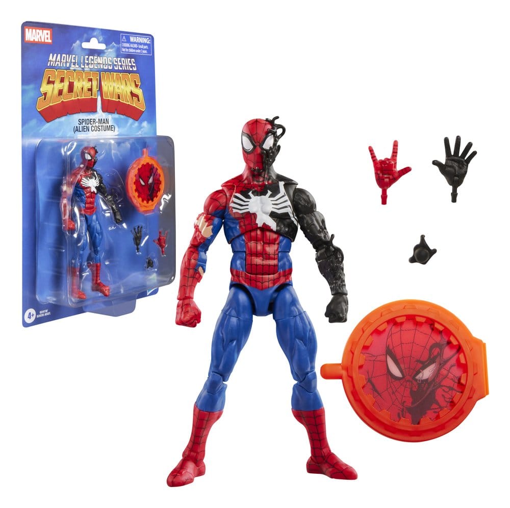Secret Wars Marvel Legends Action Figure Spider-Man (Alien Costume) 15 cm 5010996355744
