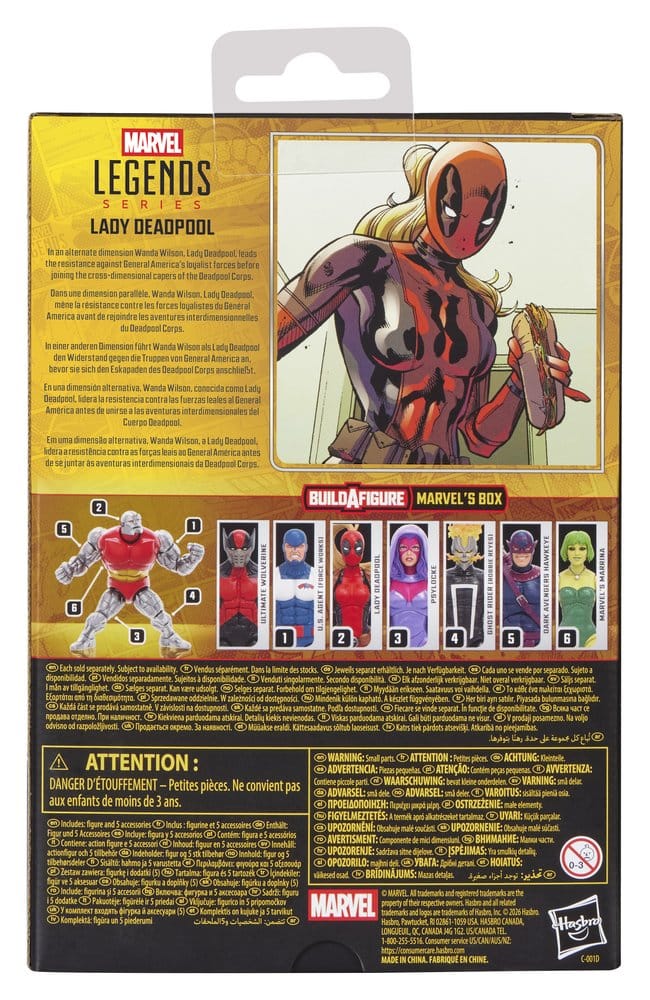 Marvel Legends Action Figure Lady Deadpool (BAF: Marvel's Box) 15 cm 5010996382528