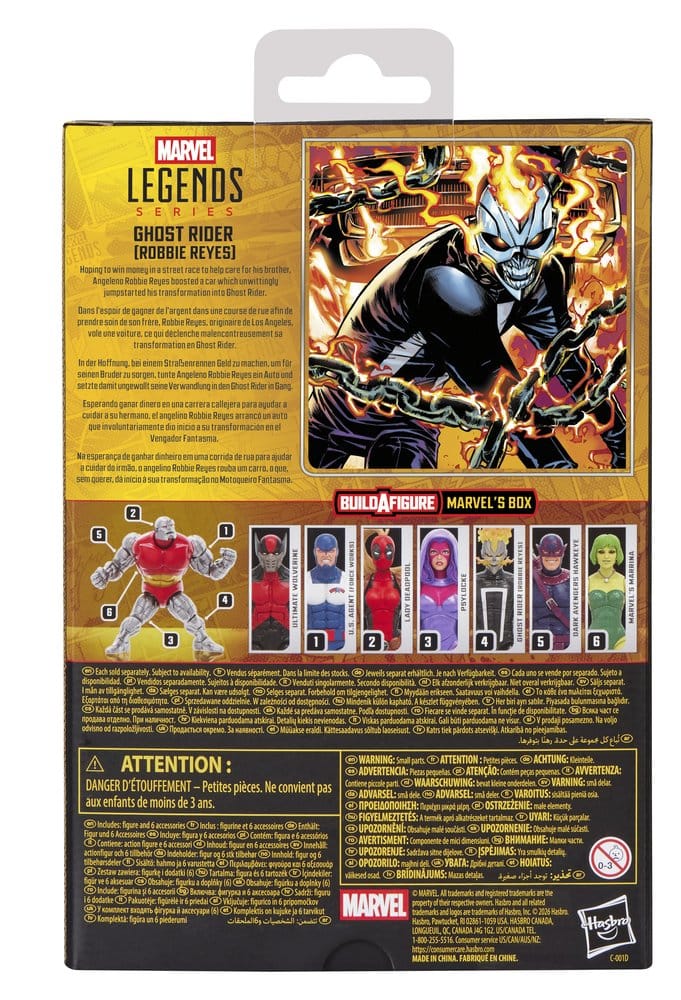 Marvel Legends Action Figure Ghost Rider (Robbie Reyes) (BAF: Marvel's Box) 15 cm 5010996382542