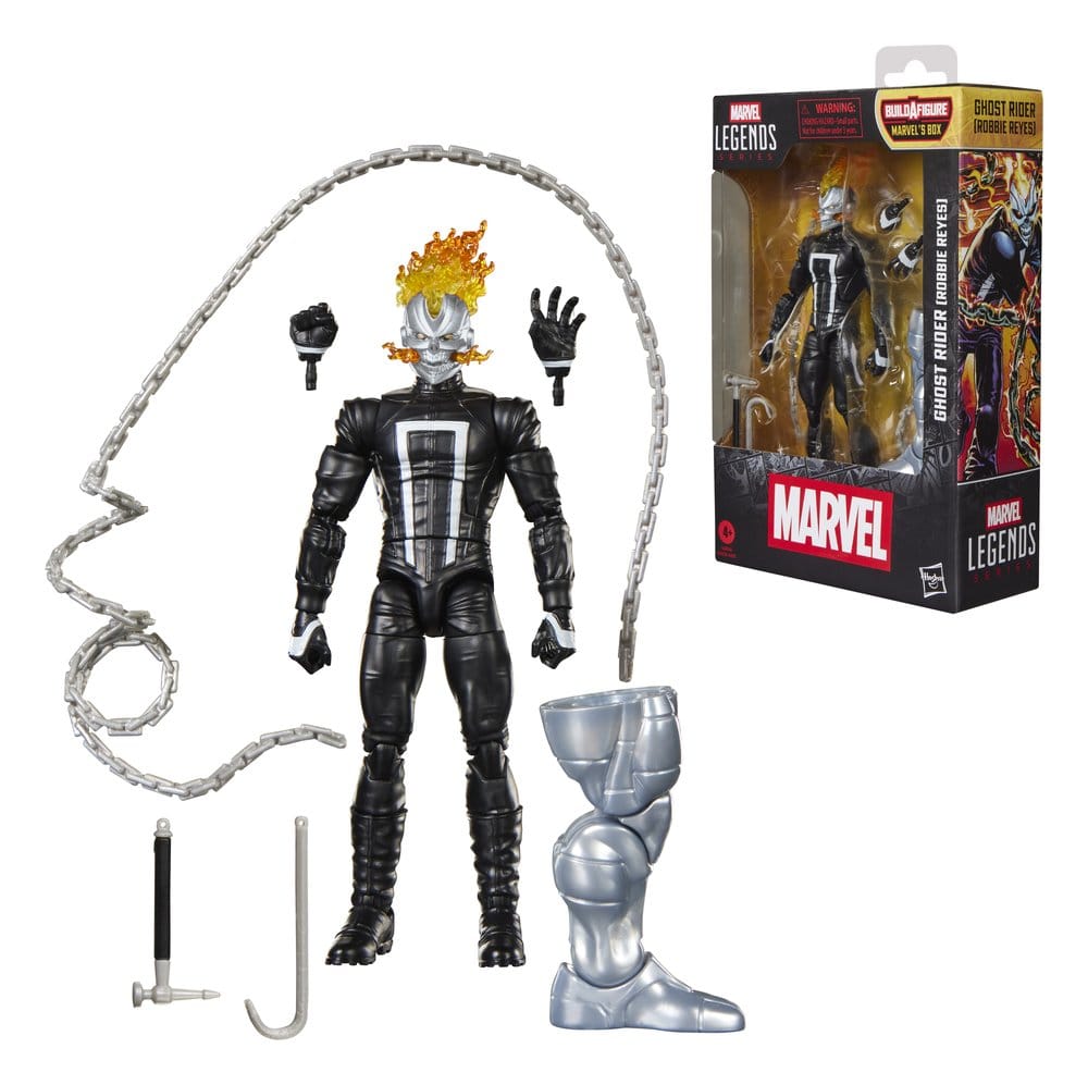Marvel Legends Actionfigur Ghost Rider (Robbie Reyes) (BAF: Marvel's Box) 15 cmMarvel Legends Action Figure Ghost Rider (Robbie Reyes) (BAF: Marvel's Box) 15 cmMarvel Legends figurine Ghost Rider (Robbie Reyes) (BAF: Marvel's Box) 15 cmMarvel Legends Figu 5010996382542