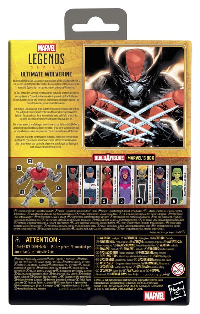 Marvel Legends Actionfigur Ultimate Wolverine 15 cmMarvel Legends Action Figure Ultimate Wolverine 15 cmMarvel Legends figurine Ultimate Wolverine 15 cmMarvel Legends Figura Ultimate Wolverine 15 cm 5010996382559