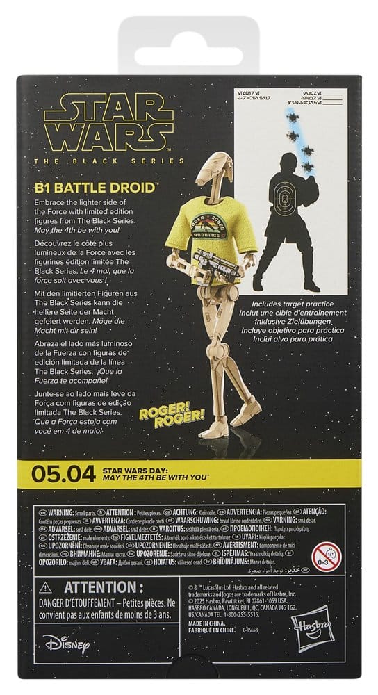Star Wars Black Series Action Figure B1 Battle Droid May the 4th Be With You 15 cm 5010996365965