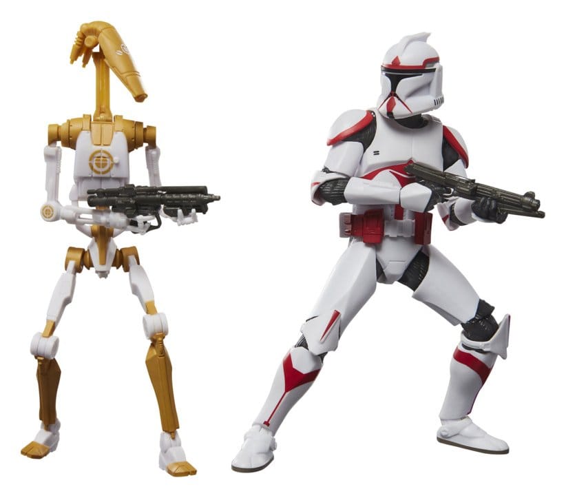 Star Wars: Battlefront II Black Series Action Figure 2-Pack Phase I Assault Trooper & Battle Droid Officer 15 cm 5010996367129
