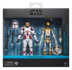 Star Wars: Battlefront II Black Series Action Figure 2-Pack Phase I Assault Trooper & Battle Droid Officer 15 cm 5010996367129