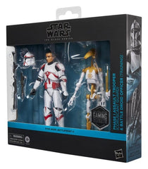 Star Wars: Battlefront II Black Series Action Figure 2-Pack Phase I Assault Trooper & Battle Droid Officer 15 cm 5010996367129