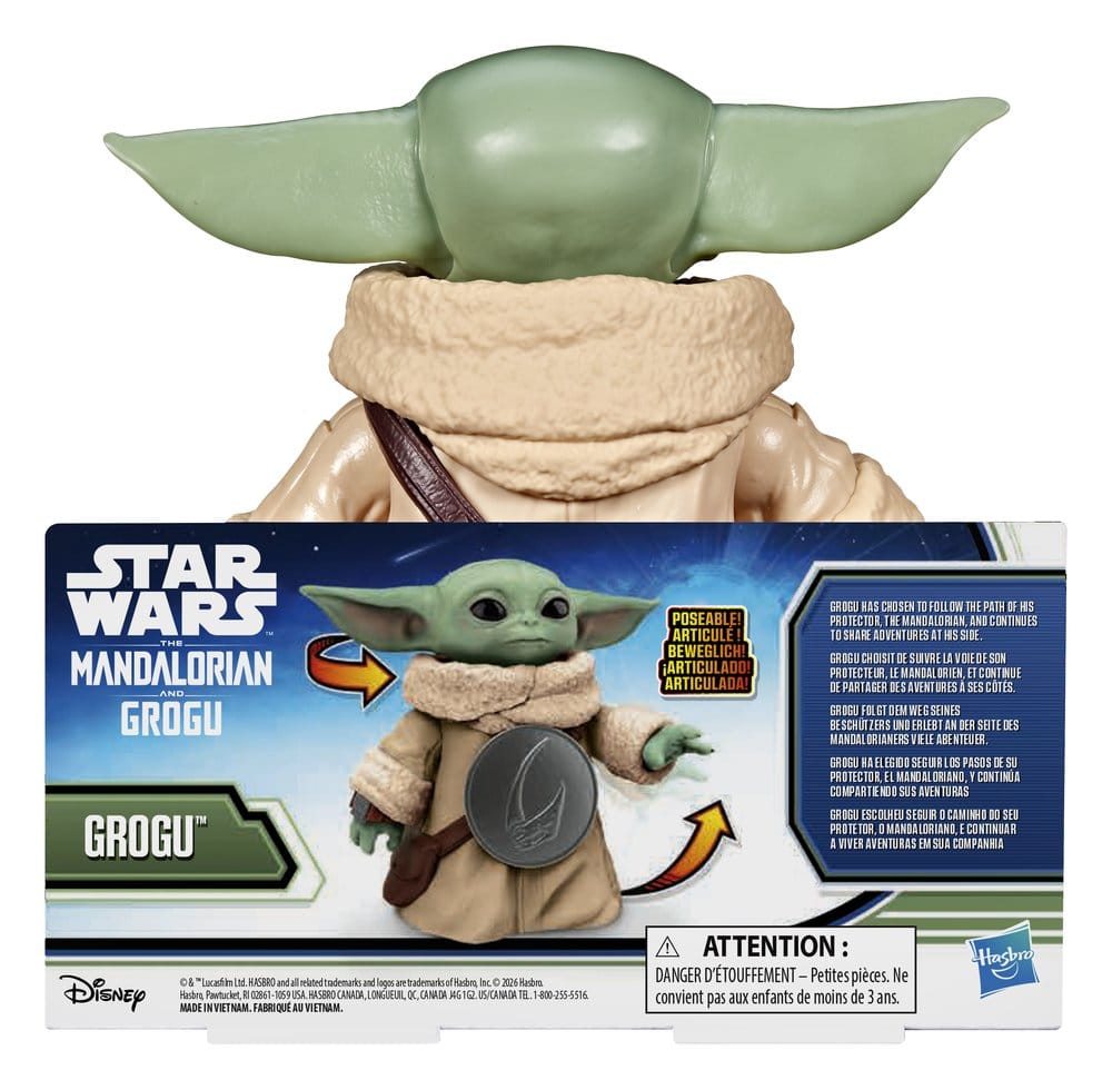 Star Wars: The Mandalorian & Grogu Actionfigur Grogu 17 cmStar Wars: The Mandalorian & Grogu Action Figure Grogu 17 cmStar Wars: The Mandalorian & Grogu figurine Grogu 17 cmStar Wars: The Mandalorian & Grogu Figura Grogu 17 cm 5010996356543
