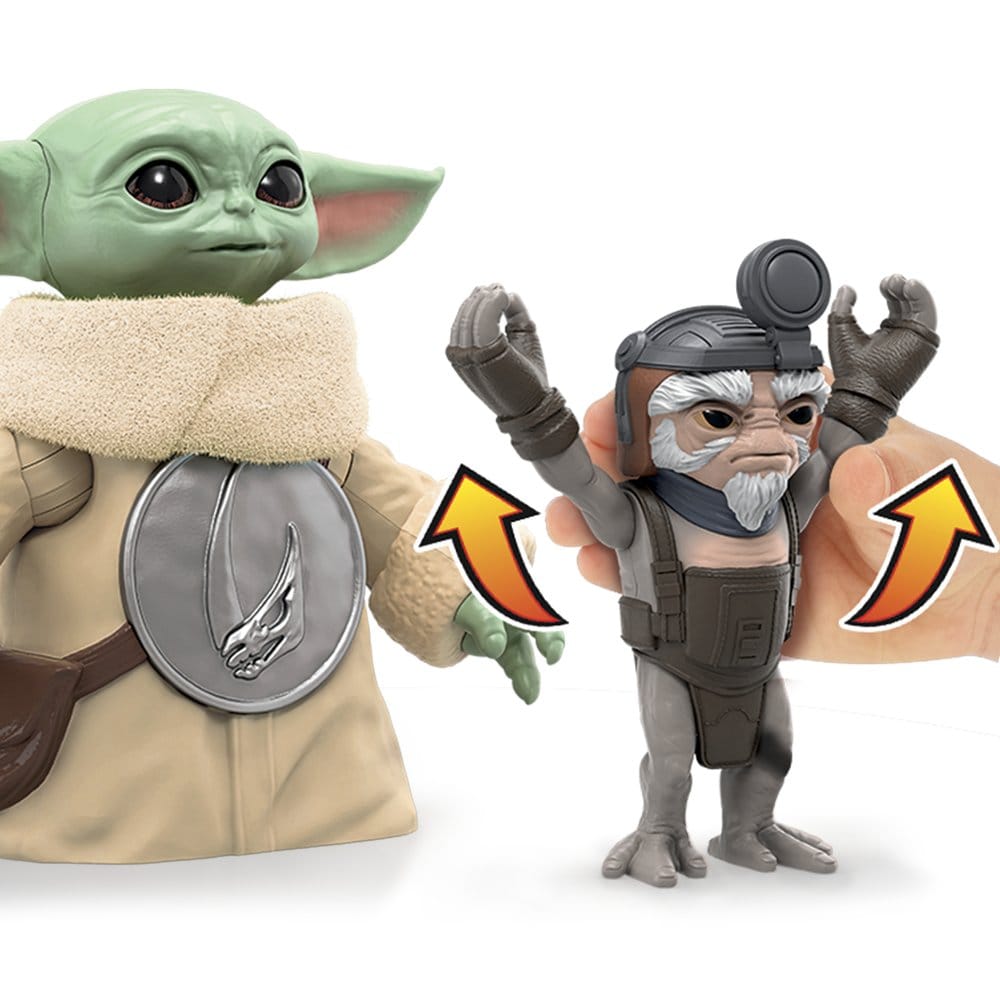 Star Wars: The Mandalorian & Grogu Elektronische Actionfigur Knuddelspaß Grogu & Anzellaner 17 cmStar Wars: The Mandalorian & Grogu Electronic Action Figure Huggin' Grogu & Anzellan 17 cmStar Wars: The Mandalorian & Grogu figurine électronique Câlins Grog 5010996360984