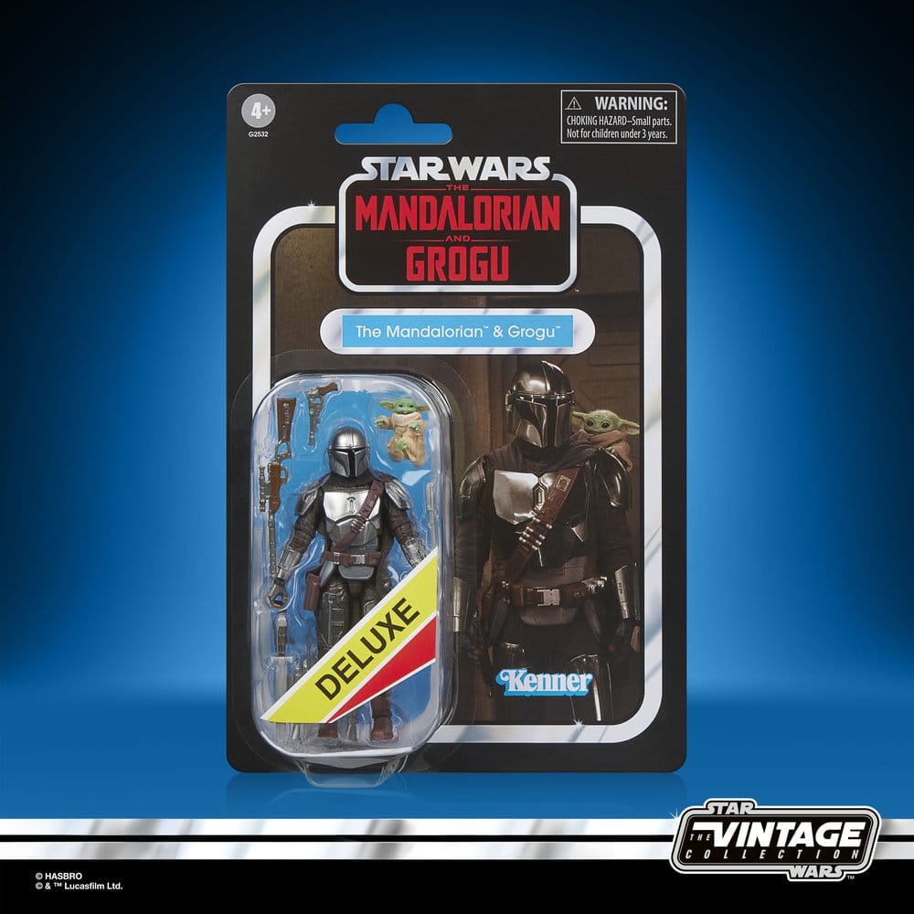 Star Wars: The Mandalorian & Grogu Vintage Collection Action Figure The Mandalorian & Grogu 10 cm 5010996361004