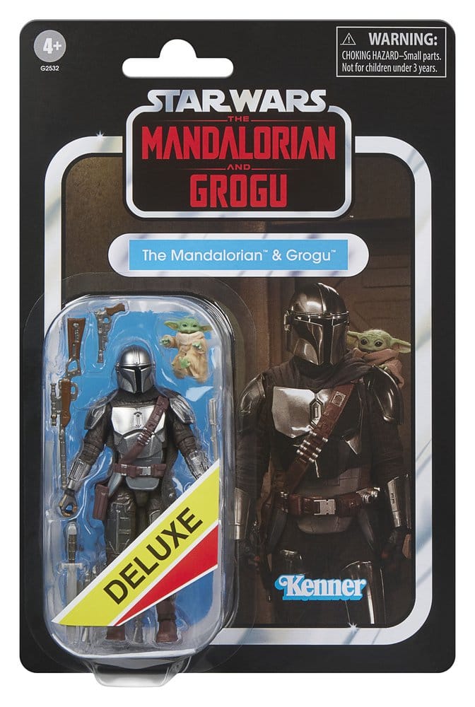 Star Wars: The Mandalorian & Grogu Vintage Collection Action Figure The Mandalorian & Grogu 10 cm 5010996361004