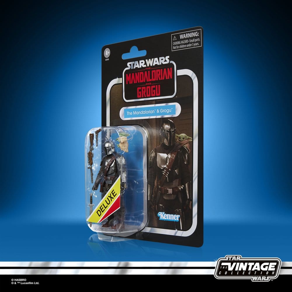 Star Wars: The Mandalorian & Grogu Vintage Collection Action Figure The Mandalorian & Grogu 10 cm 5010996361004