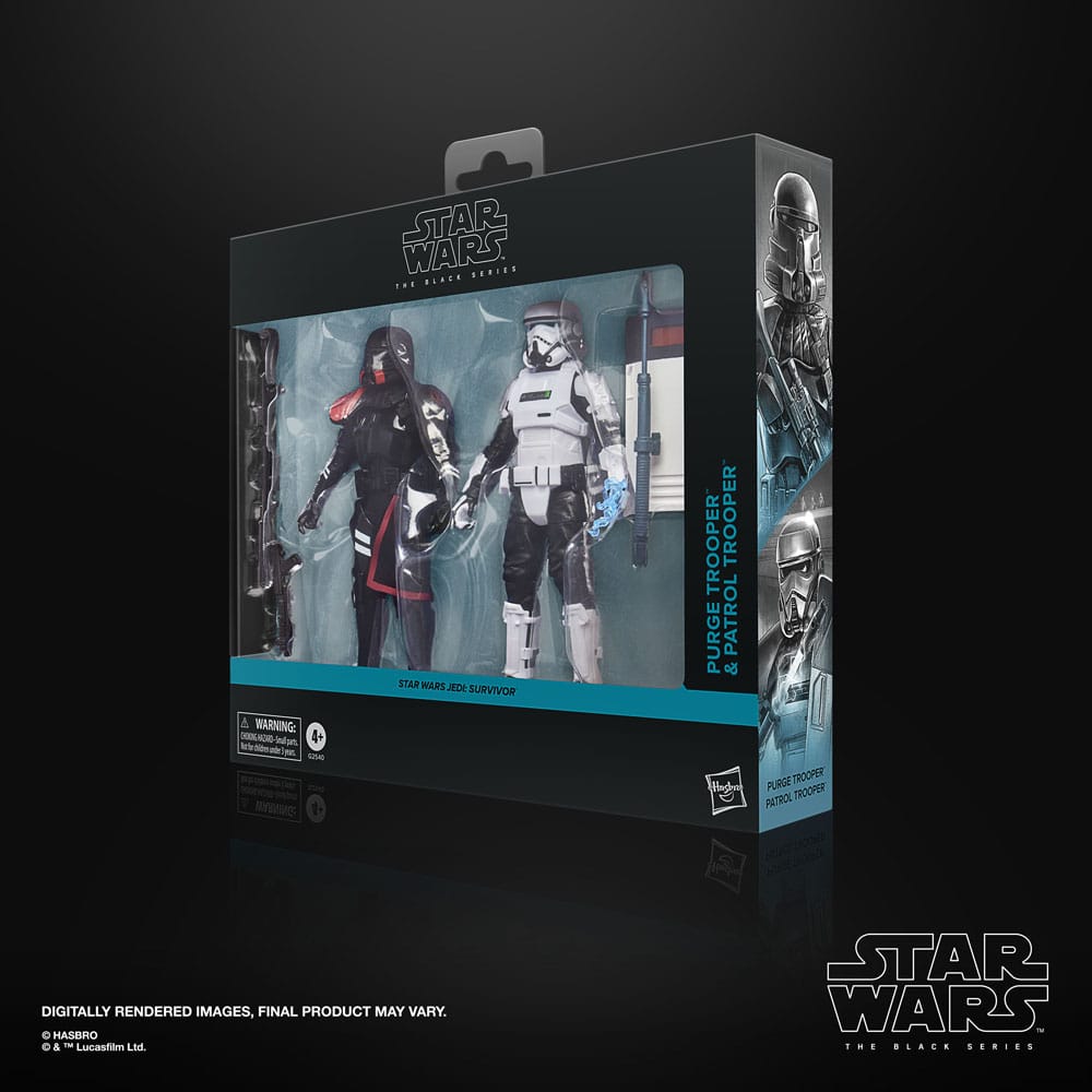 Star Wars Jedi: Survivor Black Series Action Figure 2-Pack Purge Trooper & Patrol Trooper 15 cm 5010996379023