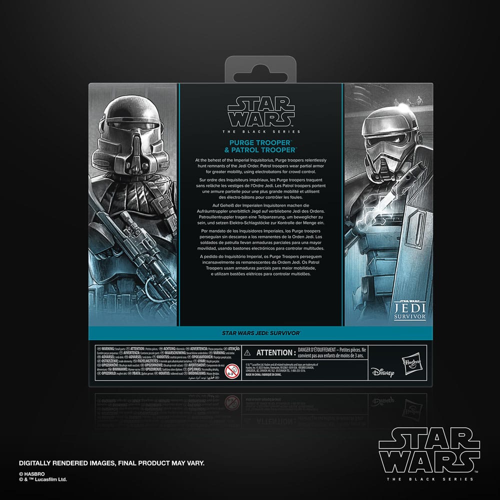 Star Wars Jedi: Survivor Black Series Action Figure 2-Pack Purge Trooper & Patrol Trooper 15 cm 5010996379023