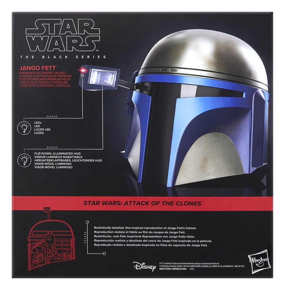 Star Wars Episode II Black Series Electronic Helmet Jango Fett 5010996407290
