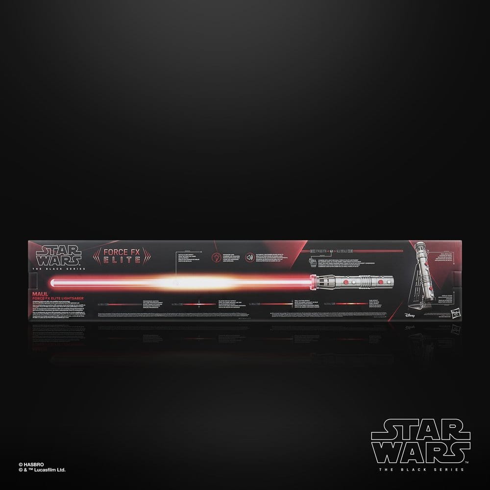 Star Wars: Maul - Shadow Lord Black Series Replik Force FX Elite Lichtschwert MaulStar Wars: Maul - Shadow Lord Black Series Replica Force FX Elite Lightsaber MaulStar Wars: Maul - Shadow Lord Black Series réplique sabre laser Force FX Elite MaulStar Wars 5010996417435