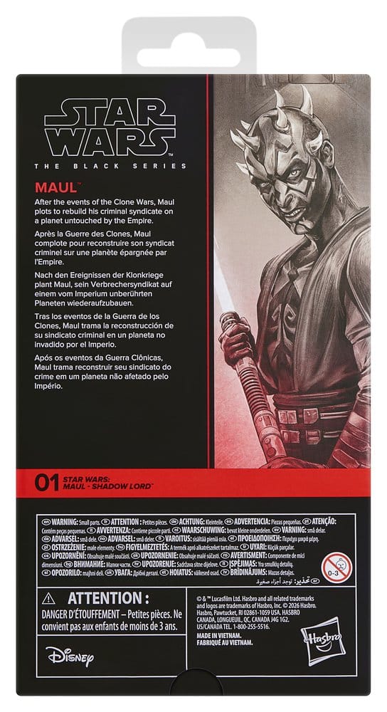 Star Wars: Maul - Shadow Lord Black Series Action Figure Maul 15 cm 5010996377975