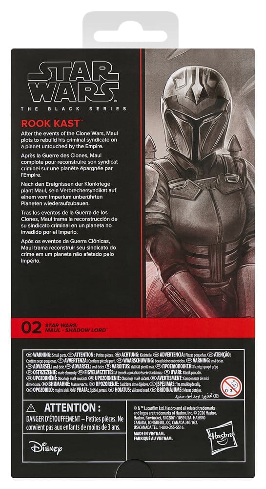 Star Wars: Maul - Shadow Lord Black Series Action Figure Rook Kast 15 cm 5010996377982