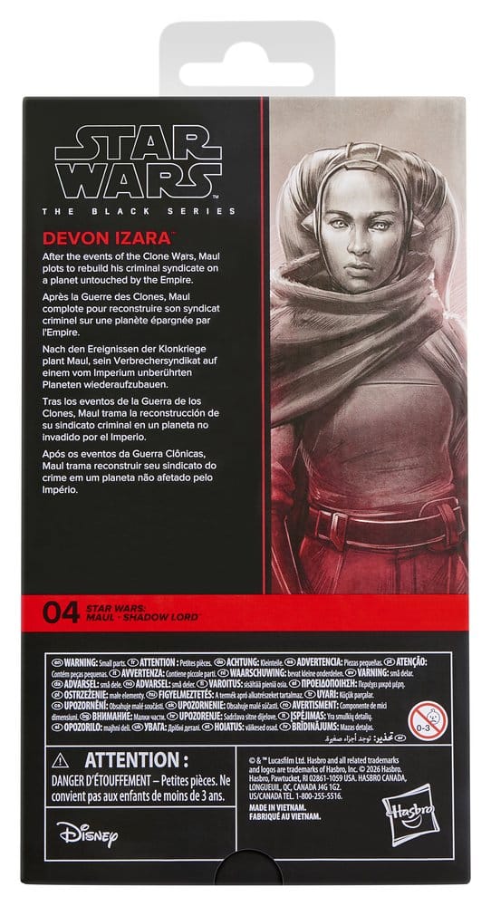 Star Wars: Maul - Shadow Lord Black Series Action Figure Devon Izara 15 cm 5010996377999