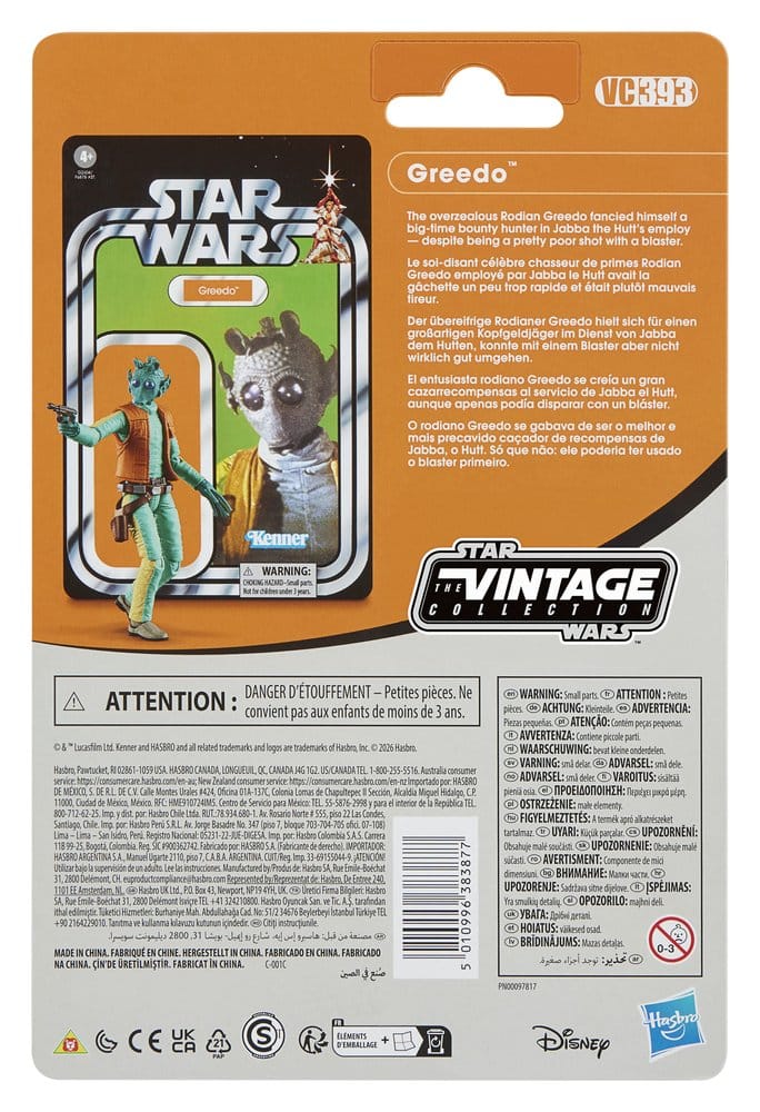 Star Wars Vintage Collection Action Figure Greedo 10 cm 5010996383877