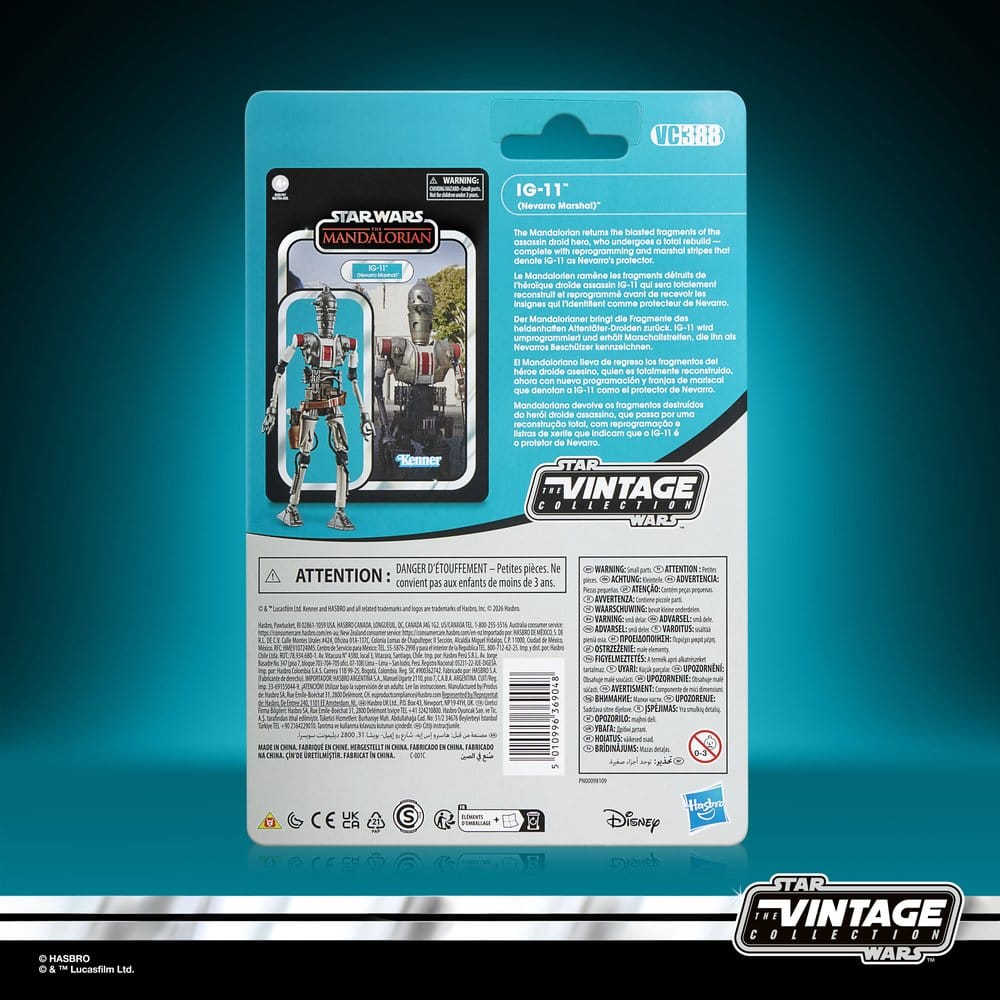Star Wars: The Mandalorian Vintage Collection Action Figure IG-11 (Nevarro Marshal) 10 cm 5010996369048