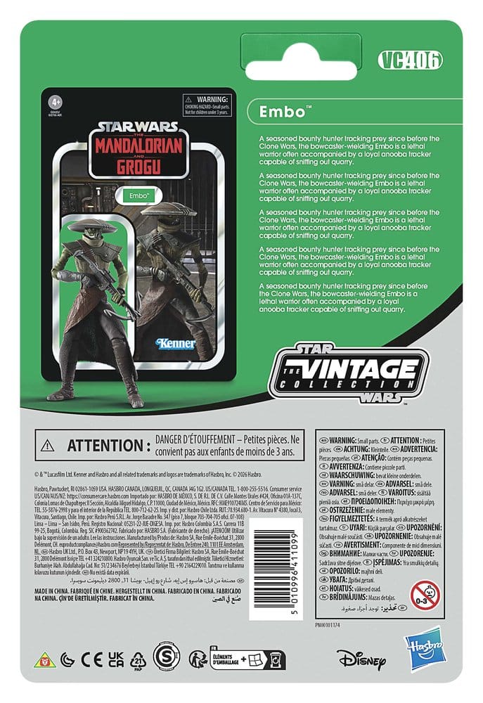 Star Wars: The Mandalorian and Grogu Vintage Collection Action Figure Embo 10 cm 5010996411099