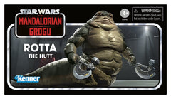 Star Wars: The Mandalorian and Grogu Vintage Collection Action Figure Rotta the Hutt 10 cm 5010996407269