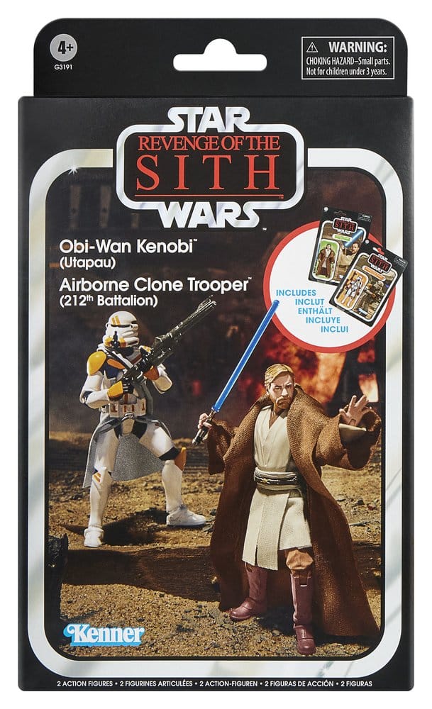 Star Wars Episode III Vintage Collection Action Figure 2-Pack Obi-Wan Kenobi & Airborne Clone Trooper 10 cm 5010996398048