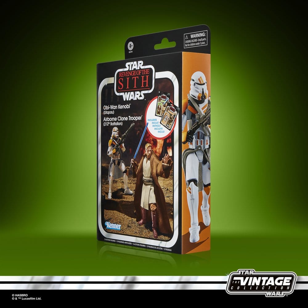 Star Wars Episode III Vintage Collection Action Figure 2-Pack Obi-Wan Kenobi & Airborne Clone Trooper 10 cm 5010996398048