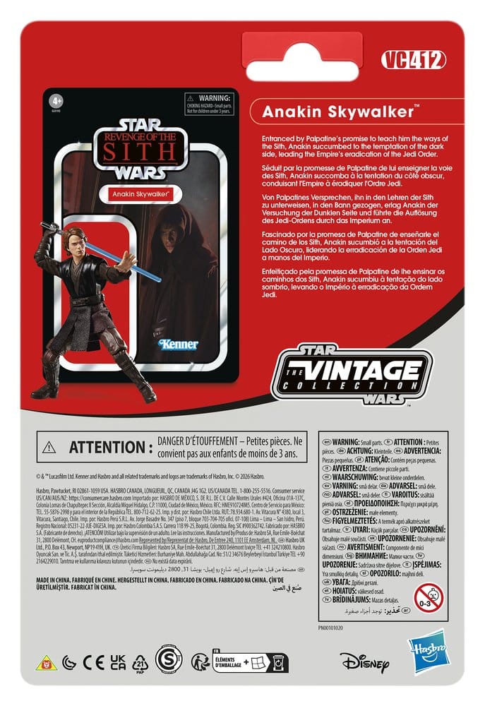 Star Wars Episode III Vintage Collection Action Figure 2-Pack Anakin Skywalker & Clone Commander Cody (Utapau) 10 cm 5010996417503