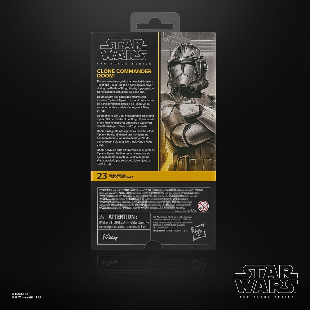 Star Wars: The Clone Wars Black Series Action Figure Clone Commander Doom 15 cm 5010996401069