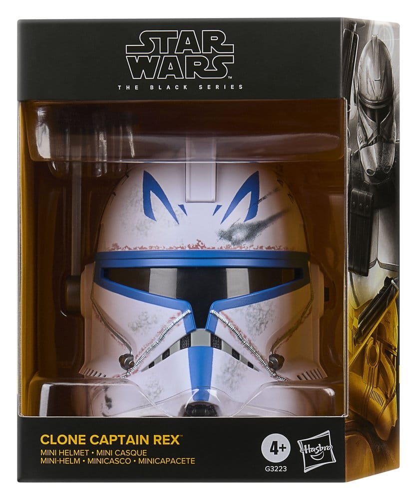 Star Wars: The Clone Wars Black Series Mini Helmet Clone Captain Rex 15 cm 5010996403698