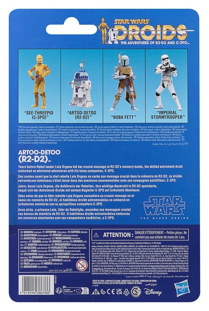 Star Wars: Droids Black Series Action Figure Artoo-Detoo (R2-D2) 15 cm 5010996386786