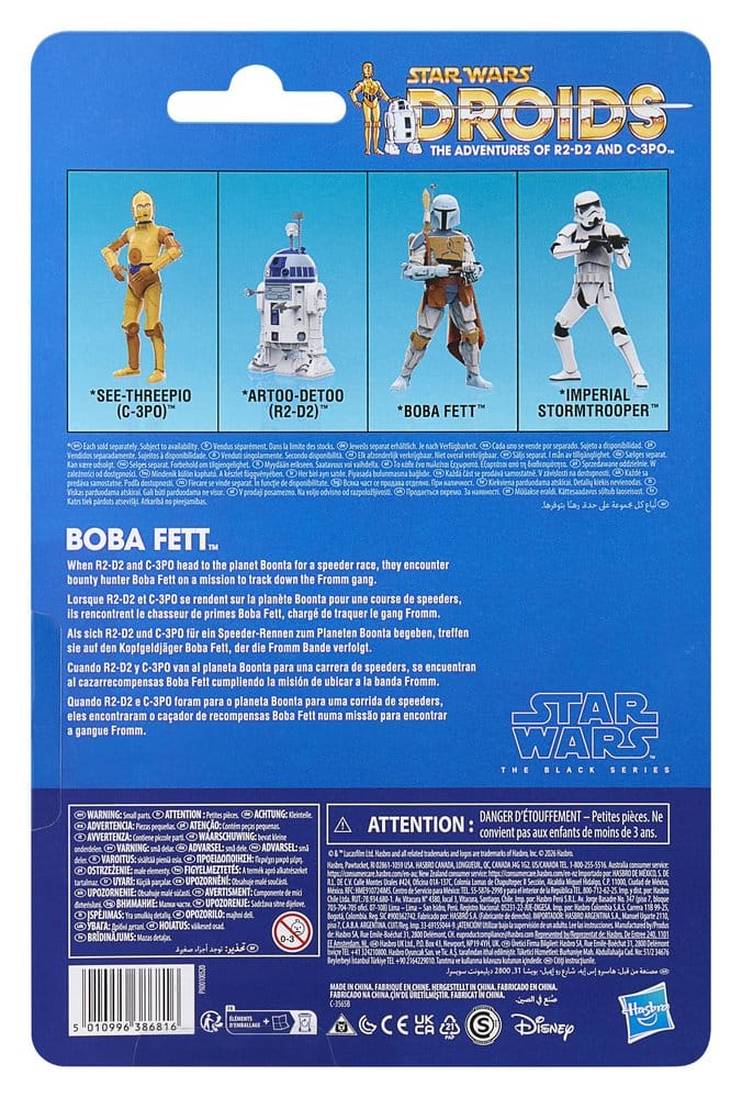 Star Wars: Droids Black Series Action Figure Boba Fett 15 cm 5010996386816