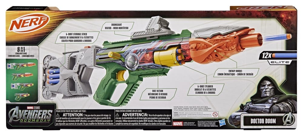 Avengers: Doomsday NERF Dart Blaster Doctor Doom 5010996365804