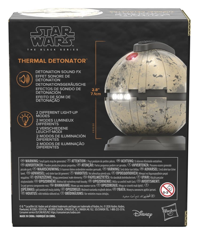 Star Wars Episode VI Black Series Electronic Thermal Detonator 5010996417411
