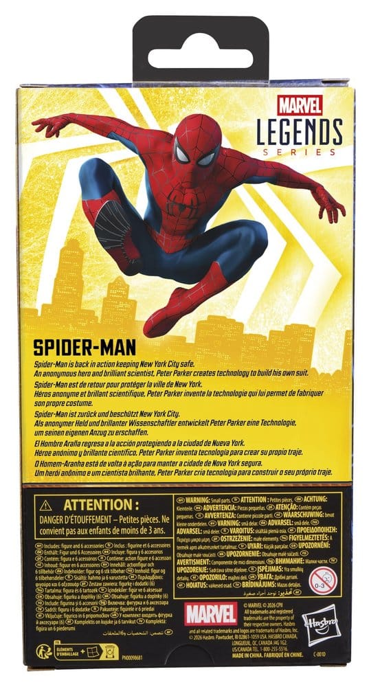 Spider-Man: Brand New Day Marvel Legends Action Figure Spider-Man 15 cm 5010996404893