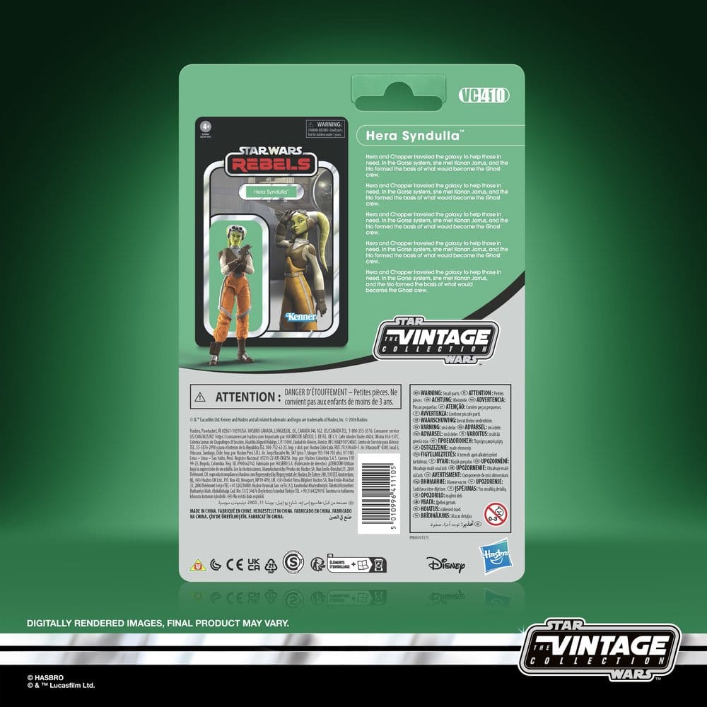 Star Wars Rebels Vintage Collection Action Figure Hera Syndulla (Spectre-2) 10 cm 5010996411105