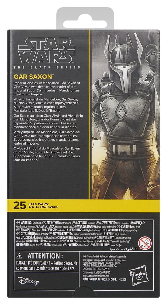 Star Wars: The Clone Wars Black Series Action Figure Gar Saxon 15 cm 5010996421098