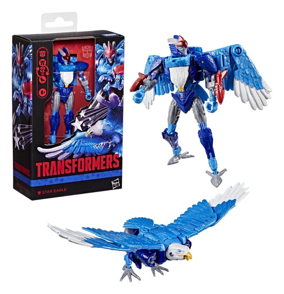 Transformers Deluxe Class Action Figure Star Eagle 11 cm 5010996420565