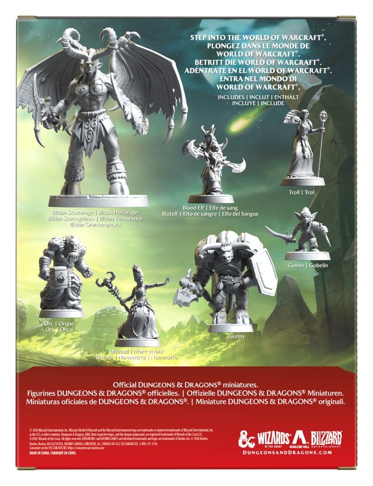 Dungeons & Dragons x World of Warcraft Miniatures Set 1 5010996473509