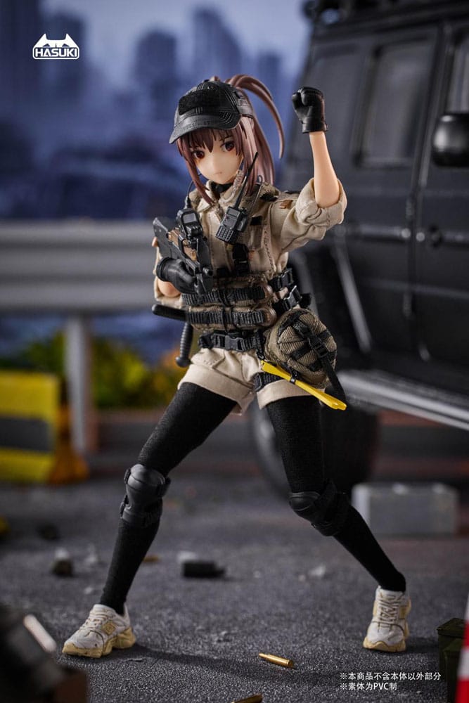 Pocket Art Action Action Figure 1/12 PA006 Reizei Hiyo the Security 15 cm 6975499680580